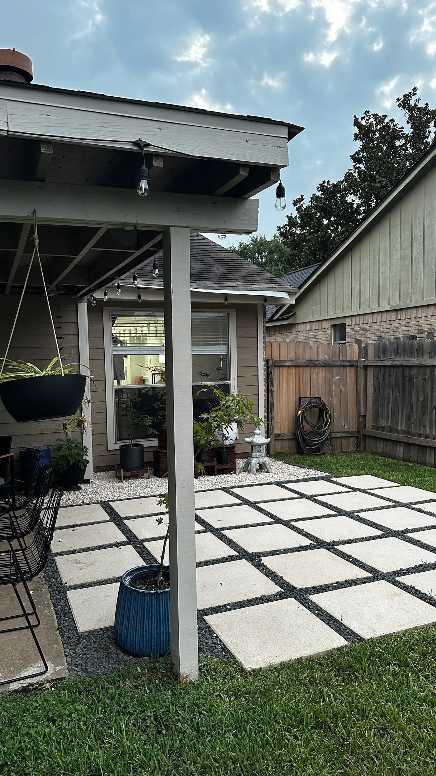 Paver Extension, Extend walkable patio